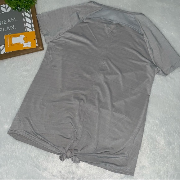 Nwt Avia Girls activewear T- shirt Tie & keyhole back pullover crew Athletic* - Picture 9 of 11